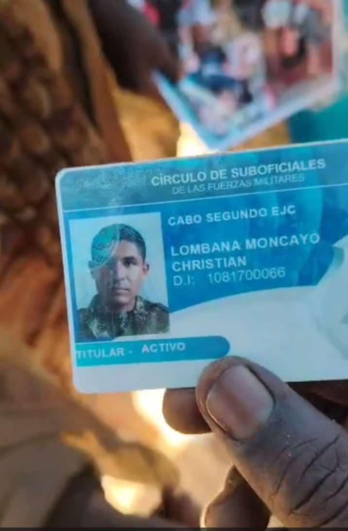 pièce d'un mercenaire colombien tué par l'armée soudanaise