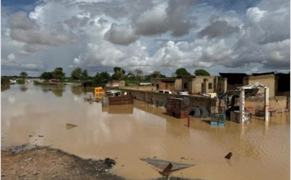 La ville soudanaise d'Ejeneina sous l'eau